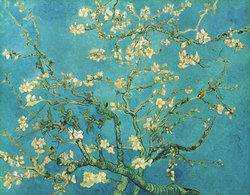 Vincent van Gogh art print 'Almond Blossom, 1890' Landscape art print by King and McGaw