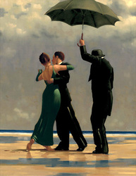  Art print by Jack Vettriano. 'Dancer in Emerald' posters and prints.