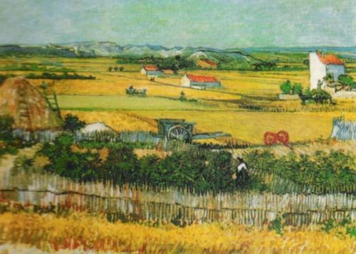  Vincent van Gogh art print 'The Reaping' landscape prints by King and McGaw