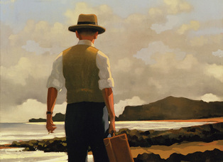  Art print by Jack Vettriano. 'The Drifter' posters and prints.