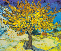 Vincent van Gogh art print 'Mulberry Tree, 1889' Landscape art print by King and McGaw